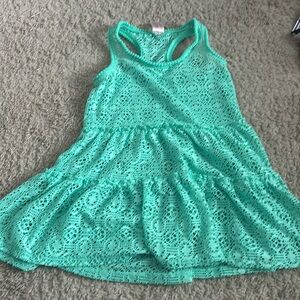 Cat and Jack Teal Swimsuit Cover Up XS